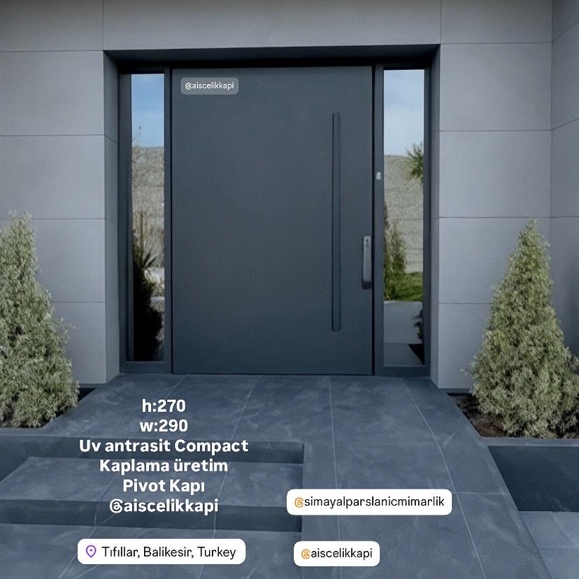 Pivot Kapı PVT-036 - AİS Çelik Kapı
