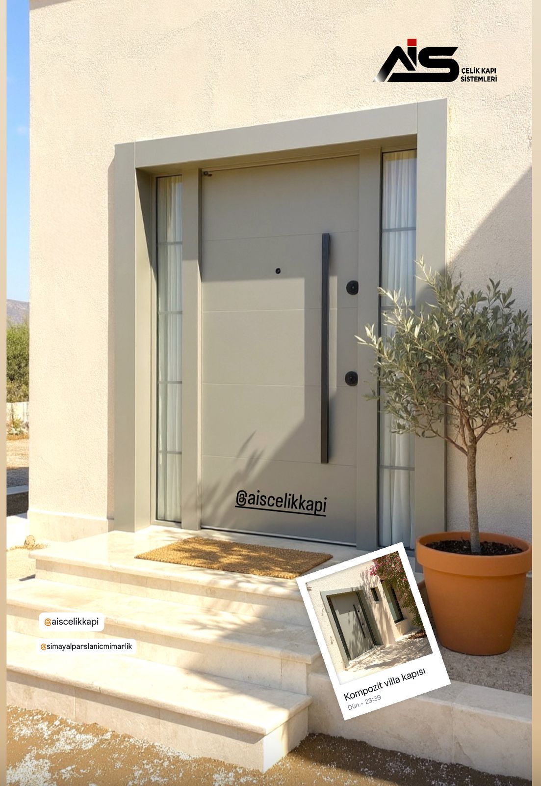 Villa Kapısı VLL-109 - AİS Çelik Kapı
