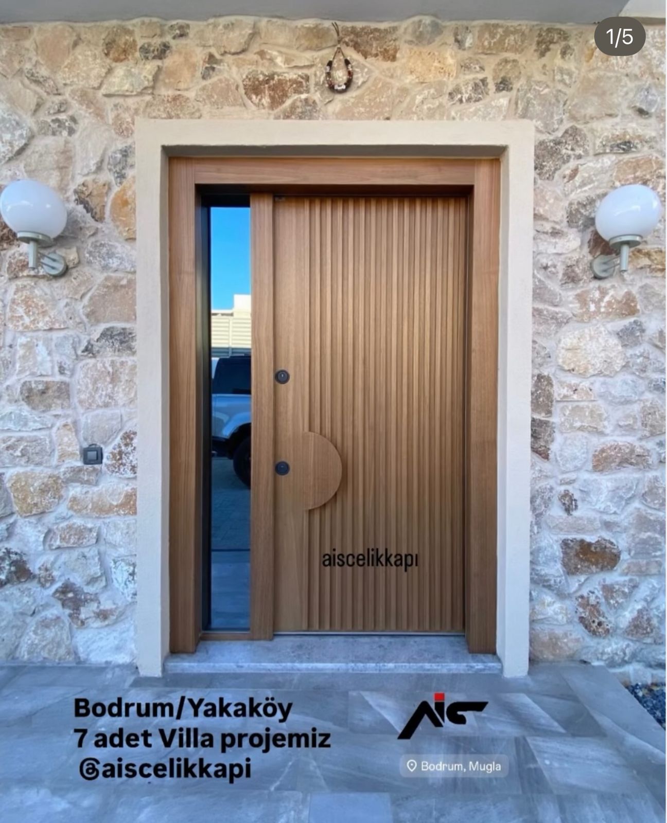 Villa Kapısı VLL-123 - AİS Çelik Kapı